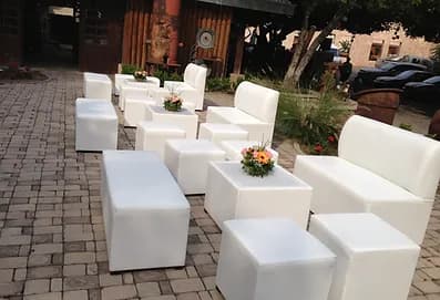 Sala Lounge Blanca renta en Monterrey